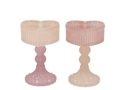 <h4>Amour Natural Mix T-light Heart Ass 10x9x15cm</h4>