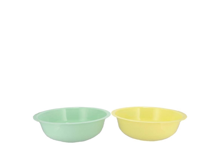 <h4>Zinc Basic Pastel Green/yellow Bowl 24x9cm Nm</h4>