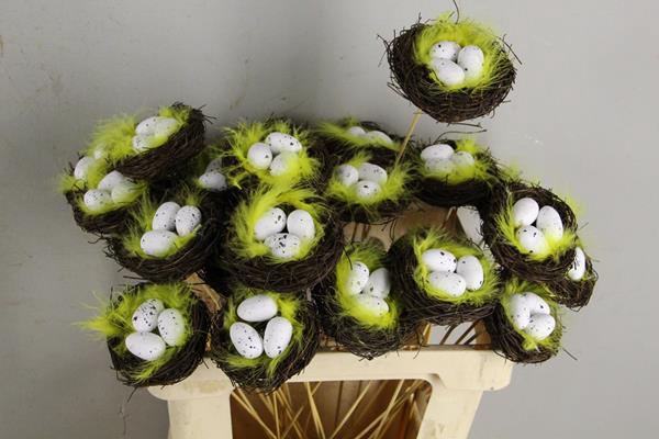 <h4>Stick Nest Salim + Eggs White</h4>