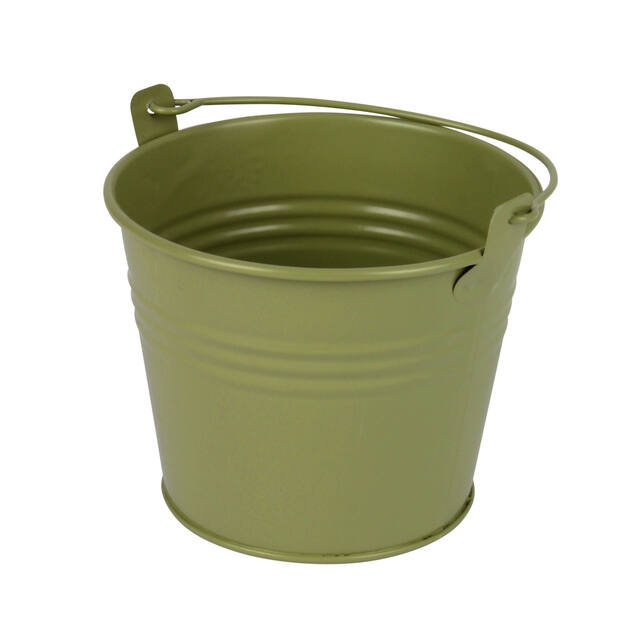 <h4>Bucket Sevilla zinc 10.3xH8.5cm - ES9 green matt</h4>