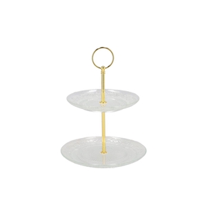 Dayah Transparent Cake Shelf 15/18x24cm Nm