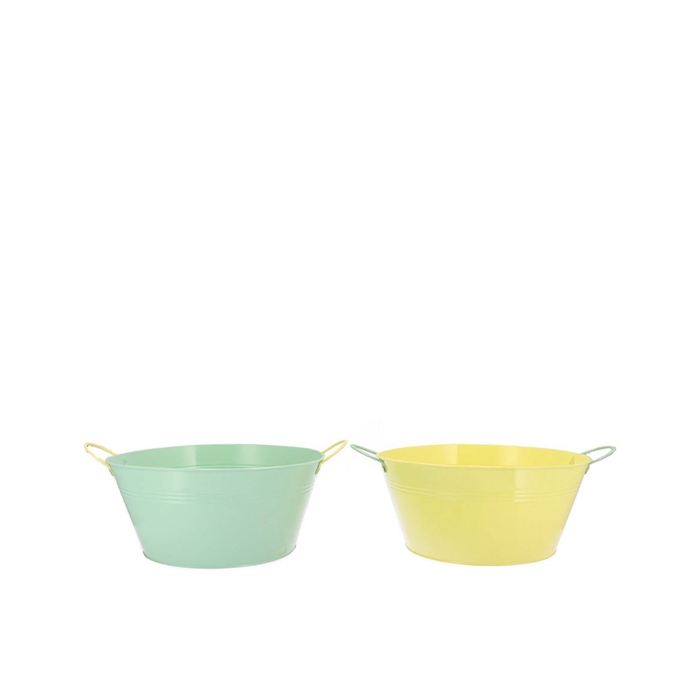 <h4>Zinc Basic Pastel Green/yellow Ears Bowl 25x12cm</h4>