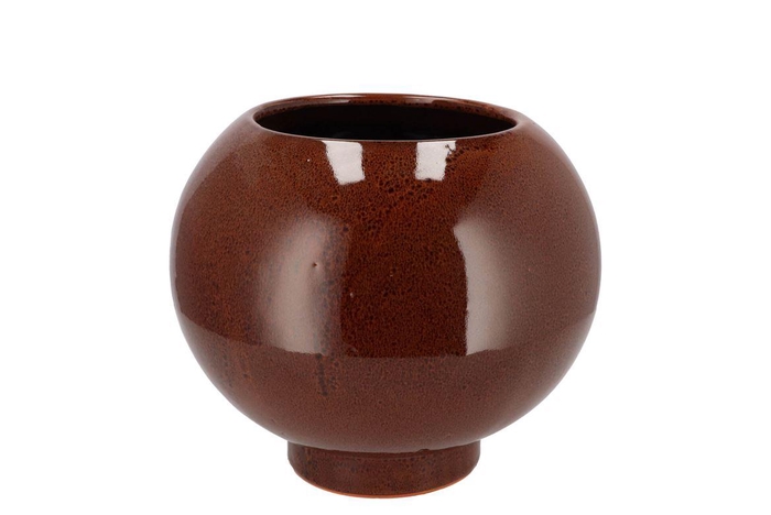 <h4>Annecy Brown Pot 21x21x18cm</h4>