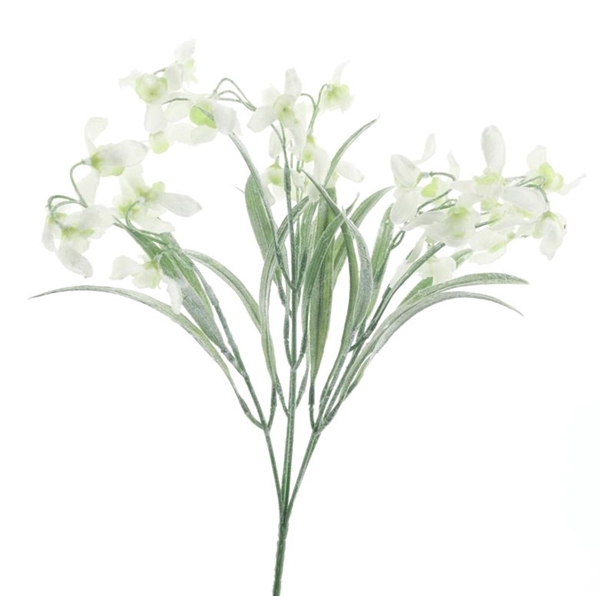 <h4>Snowdrop bush frosted 39cm cream</h4>