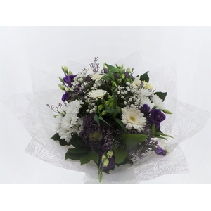 Bouquet Large White / Blue