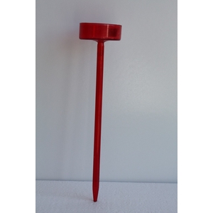 THEELICHTSTEKER ROOD 20CM