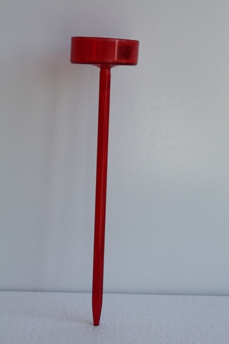 THEELICHTSTEKER ROOD 20CM