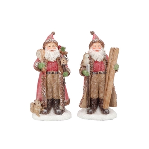 Lesly X-mas Brown Santa Claus Ass 17x13x33cm