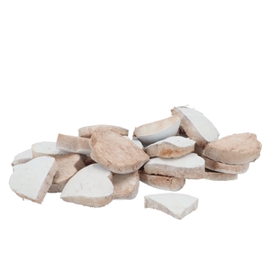 Nature Coconut Hart 5cm Misty White P/100