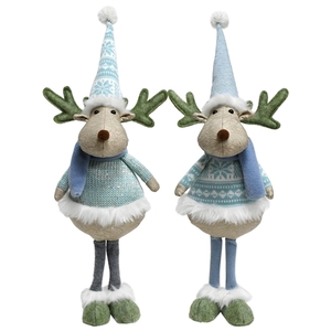 Standing Reindeer IceBlue 60cm