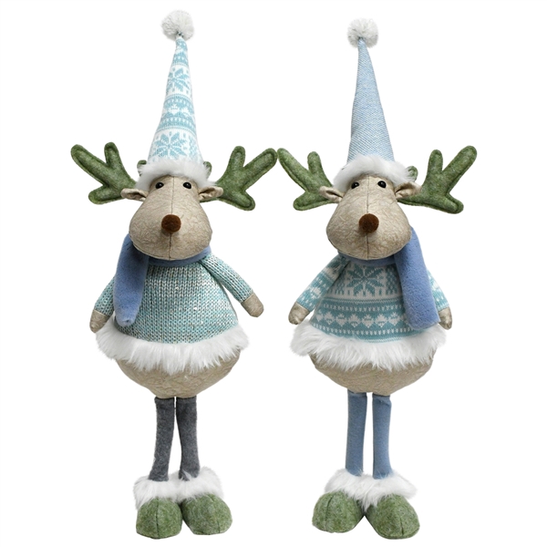 <h4>Standing Reindeer IceBlue 60cm</h4>