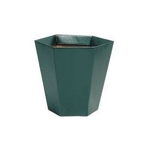 CACHEPOT SEXTAVADO 21CMX20CMX13CM LISO VERDE MUSGO