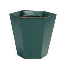 <h4>CACHEPOT SEXTAVADO 21CMX20CMX13CM LISO VERDE MUSGO</h4>