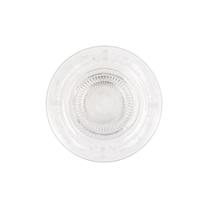 <h4>Dayah Transparent Glass Plate 29x2,5cm</h4>