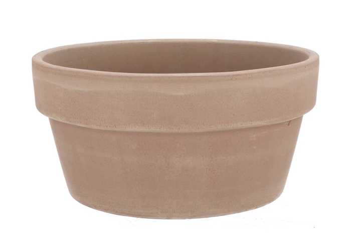 Terracotta Choco Cilinder Bowl 27x15cm