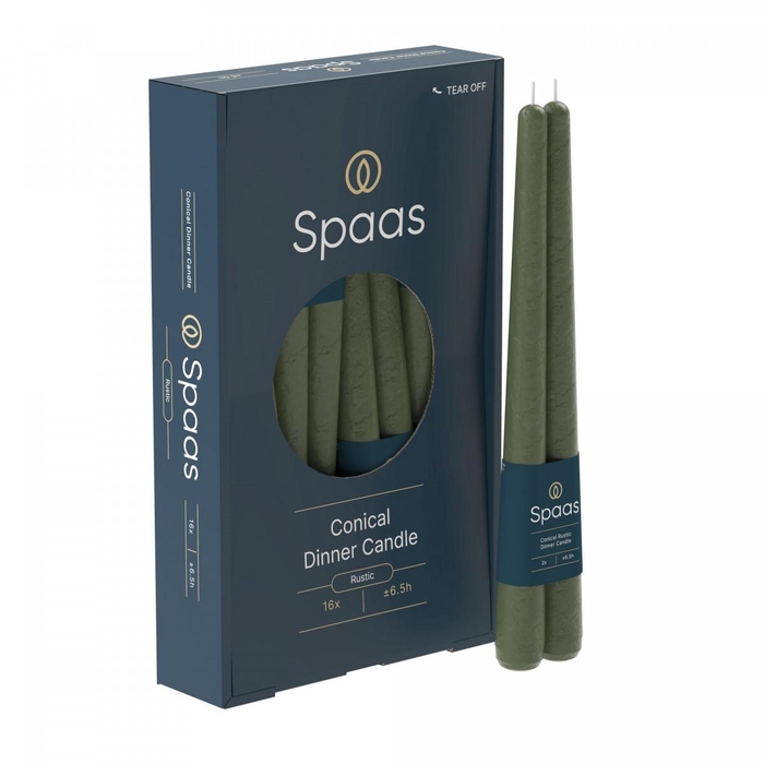 <h4>Candle Dinner candles d2.2*25cm rust.</h4>