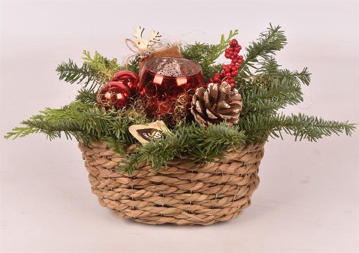 Maisblad gevl. ovaal 24x15cm