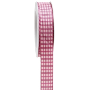 Lint L.A. draad 25mmx18mtr roze
