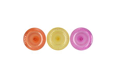 <h4>Dayah Orange Mix Glass Plate 18x2cm Ass P/1</h4>