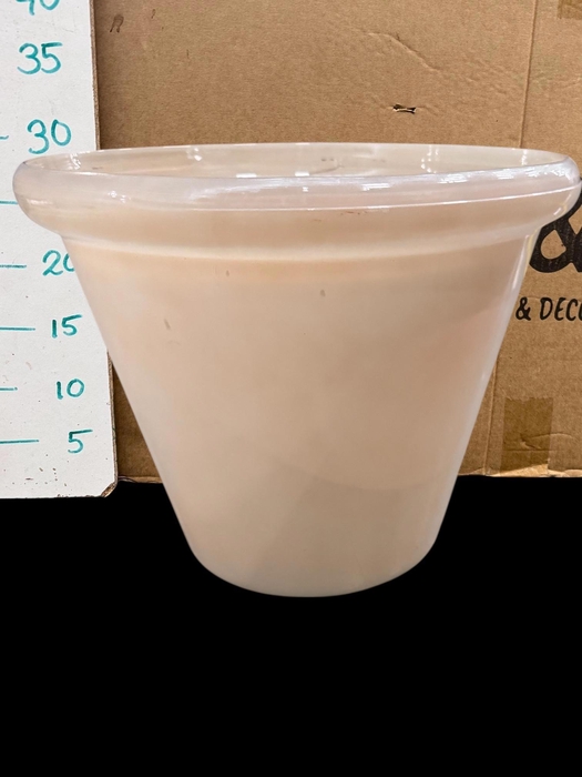 <h4>Glazen Vaas Creme H23 D26</h4>