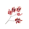 Leaf Branch Burgundy