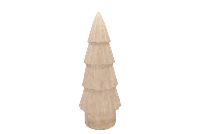 Porto Pine Tree Antique Gold 21x21x50cm Nm