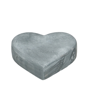 Valentijn Deco keramiek hart d20*4cm