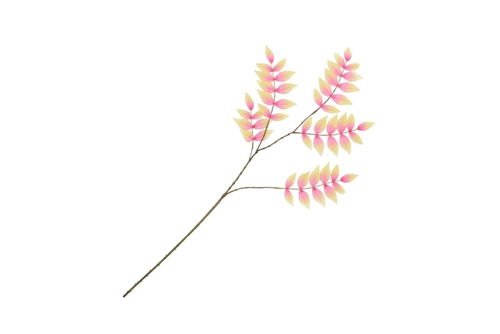 Silk Salix Leaf Small Orange 90cm Nm