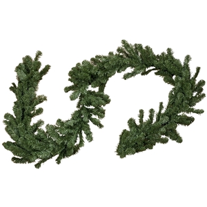 Plant garland Stavanger, Fir, L 270 cm, H 30 cm, Plastic plastic green