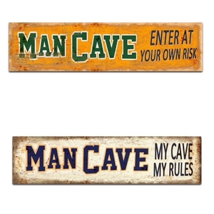 Wall Hanger Mtl Mancave Mix/2