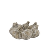 Concrete Garlic Wreath Natural 20x20x9cm Nm