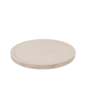 Concrete White Plate 35x35x3cm