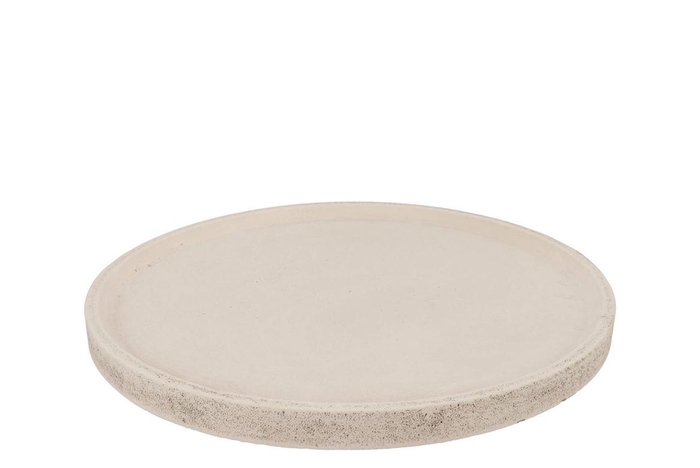<h4>Concrete White Plate 35x35x3cm</h4>