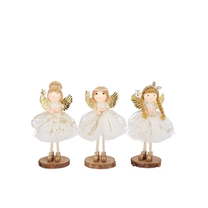 Loulou Cozy Gold Standing Girl Ass 6x10x17cm
