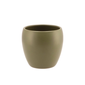 Vinci Army Green Flower Pot 14x13cm