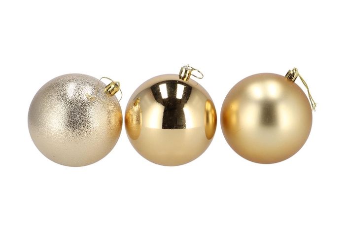 Deco Unbreakable Gold Ball 100mm