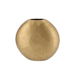 Jada Gold Oval Vase 31x9cm