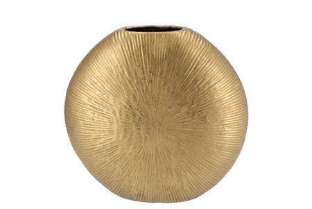 <h4>Jada Gold Oval Vase 31x9cm</h4>