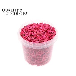 Wood chips 1 ltr bucket Cerise