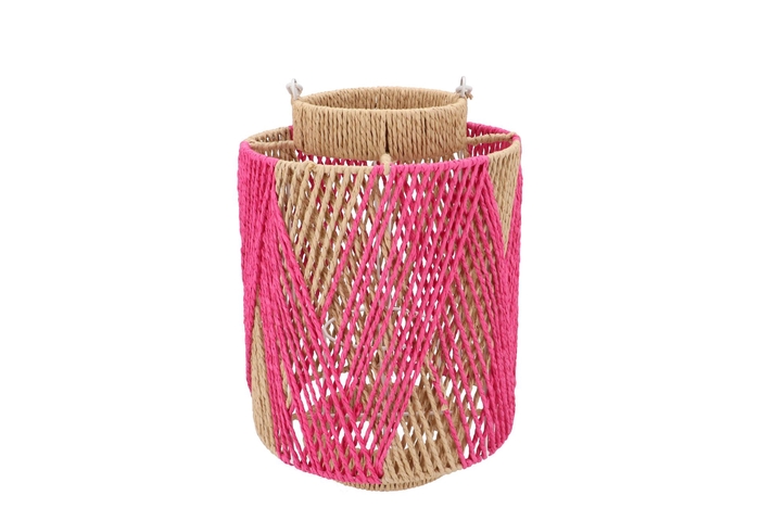 Gaby Fuchsia Lantern 18x28cm Nm