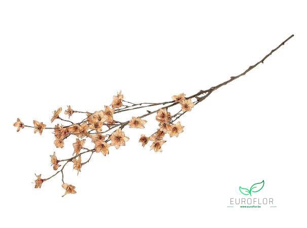 SILK FLOWERS - MINI FLOWER BROWN 111CM