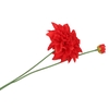 Silk Dahlia Spike Fiery Red 78cm