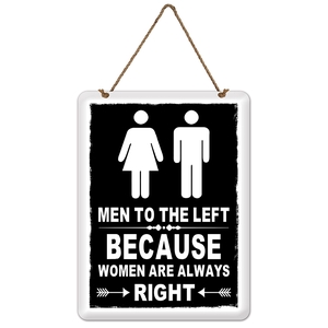 Wall Hanger Mtl Men Left 98226