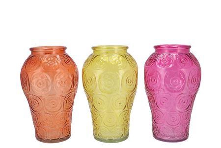 <h4>Delight Dutch Orange Mix Vase Circle Ass 15x25cm</h4>