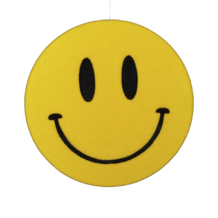 Decoration Hanging smiley 25cm