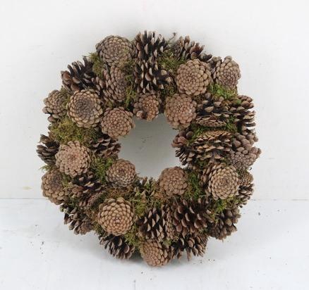 <h4>Wreath Moss Pine Cone Ø30</h4>