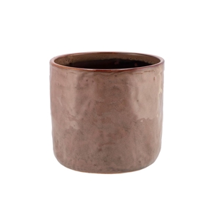 Iron Stone Old Pink Glazed Pot 19x17cm