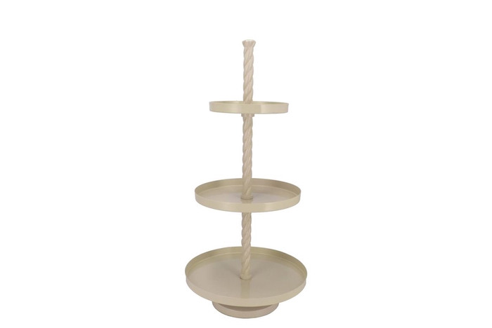 Storage Shelf Swirl Cozy Sand 45x45x100cm