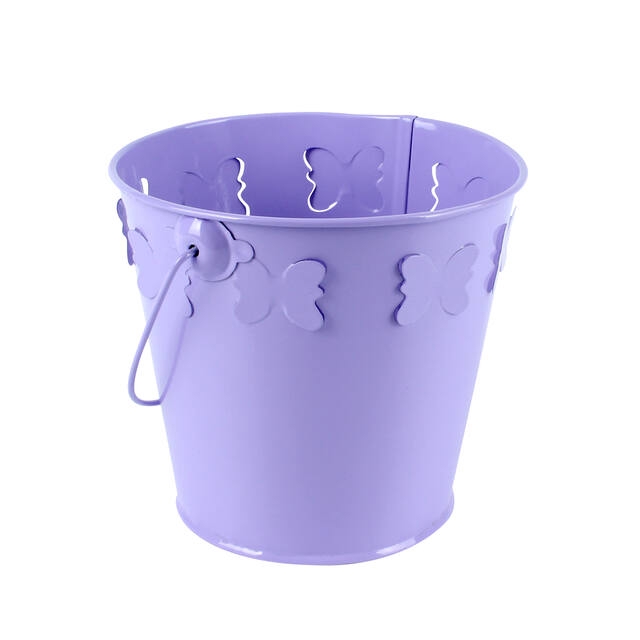 <h4>Bucket Madrid zinc 11.5xH9cm- ES 10.5 lilac gloss</h4>