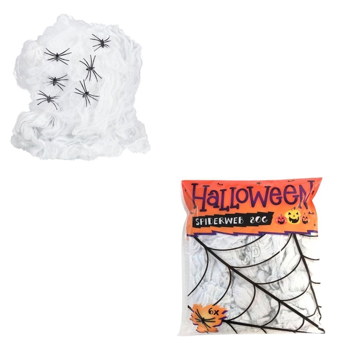<h4>Halloween Spinnenweb 6 spin 80g</h4>
